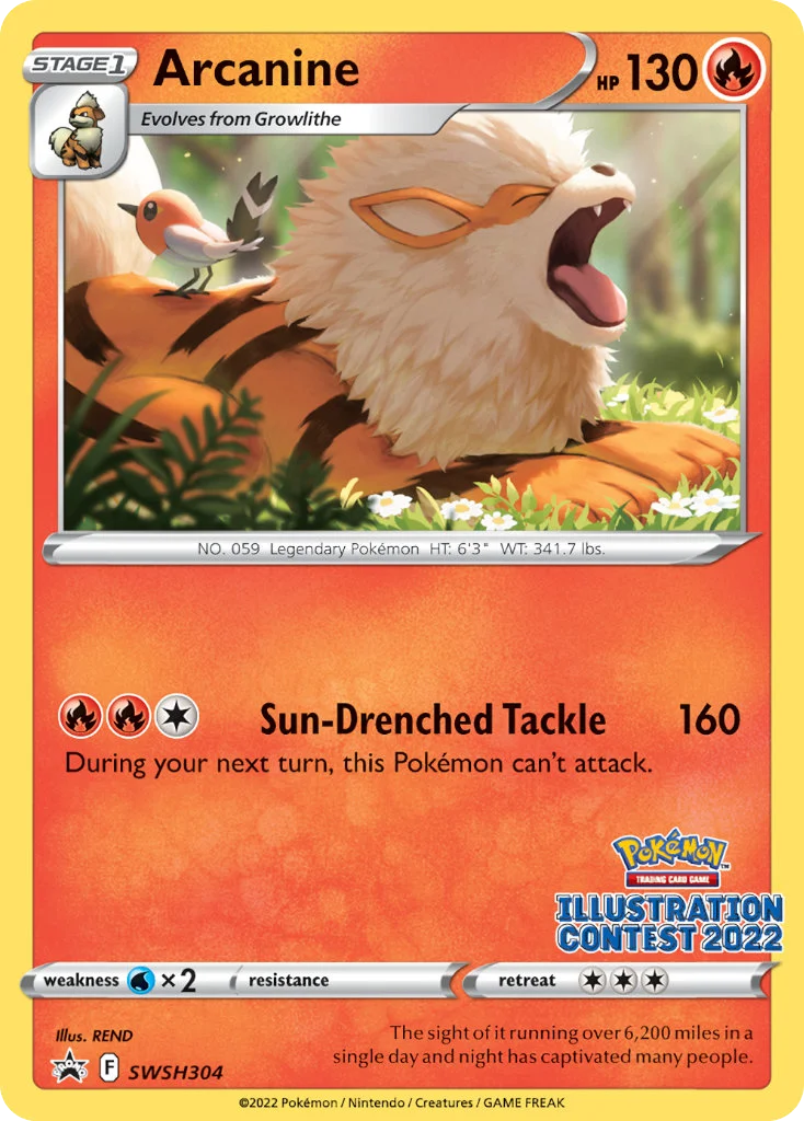 Arcanine SWSH304/SWSH Promo