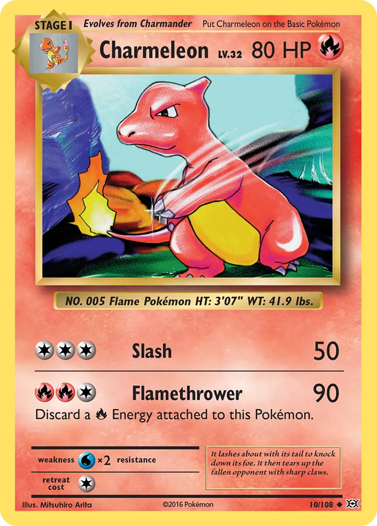 Charmeleon 010/108 Uncommon