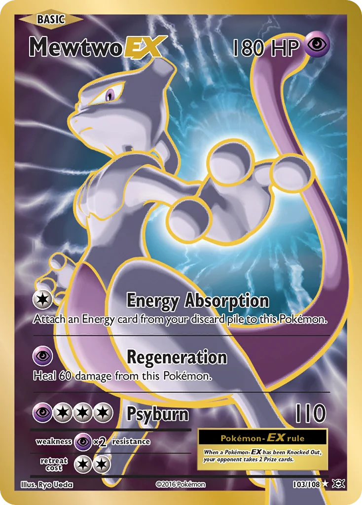 Mewtwo-EX 103/108 Rare ultra