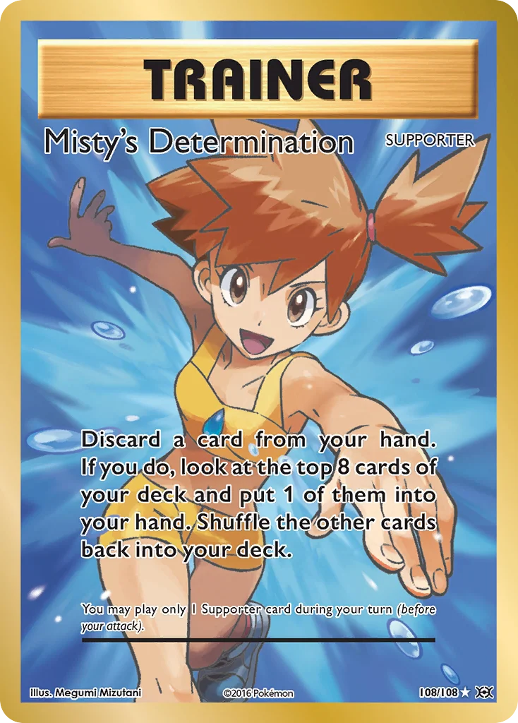 Misty's Determination 108/108 Rare ultra