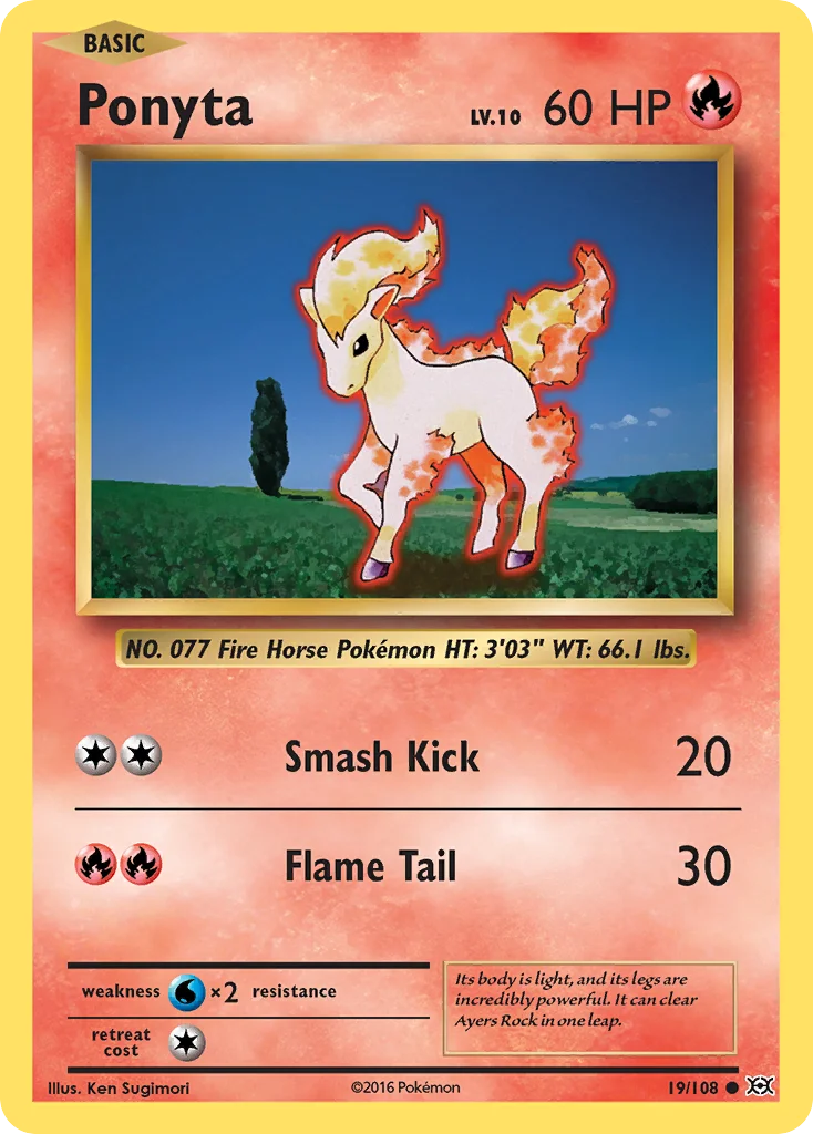 Ponyta 019/108 Common