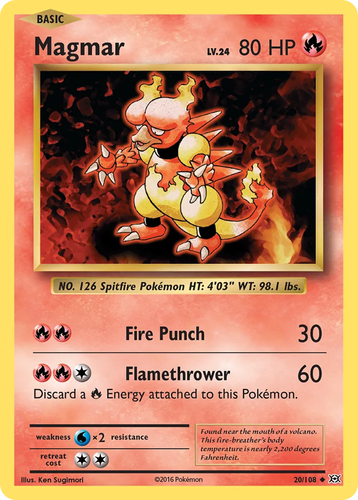 Magmar 020/108 Uncommon