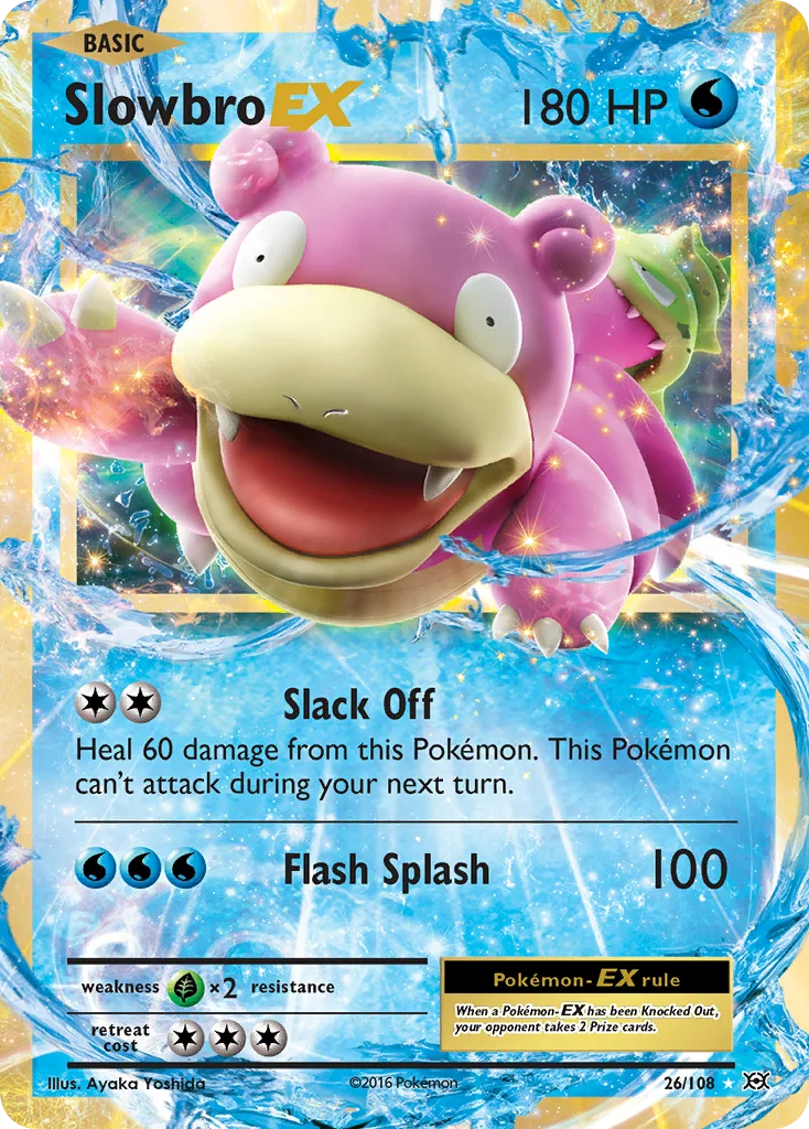 Slowbro-EX 026/108 Rare holo ex