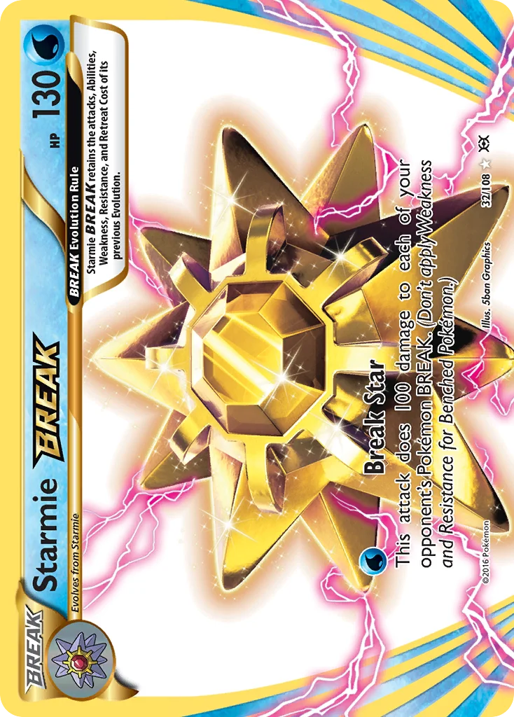 Starmie BREAK 032/108 Rare break