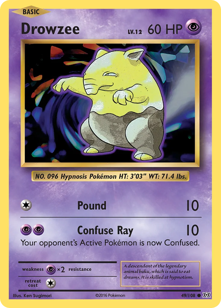 Drowzee 049/108 Common
