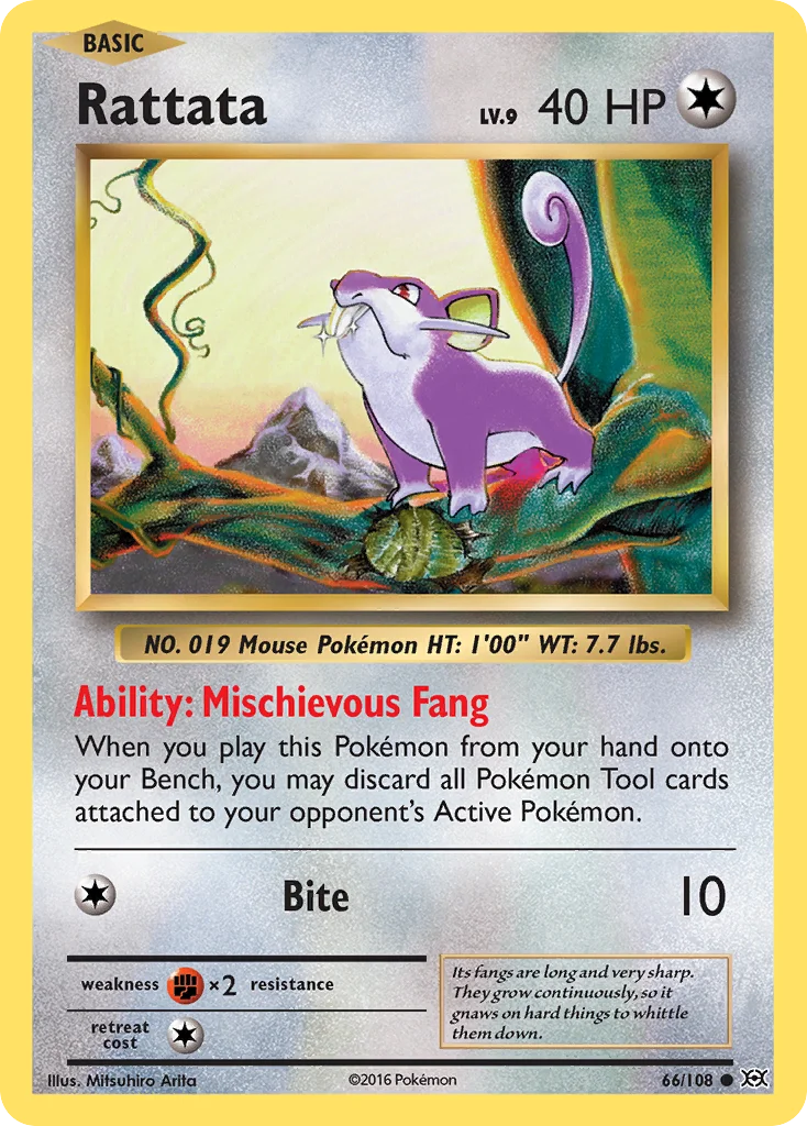 Rattata 066/108 Common