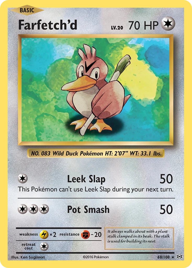 Farfetch'd 068/108 Rare