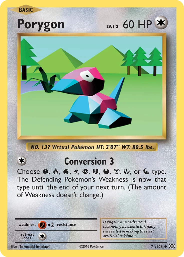 Porygon 071/108 Uncommon