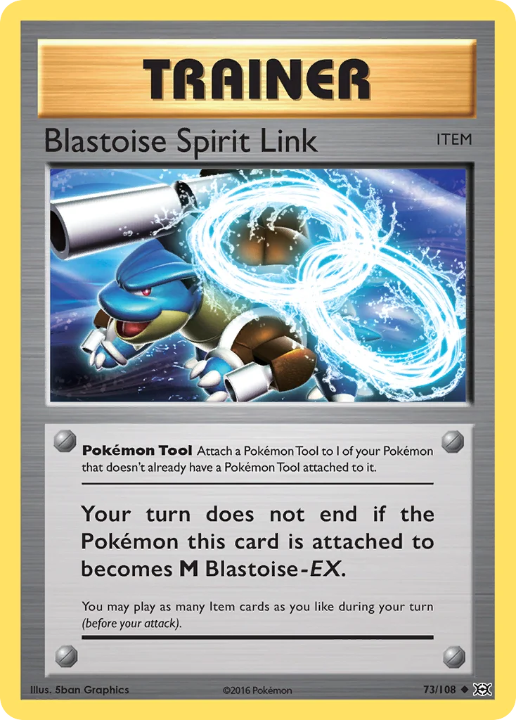 Blastoise Spirit Link 073/108 Uncommon