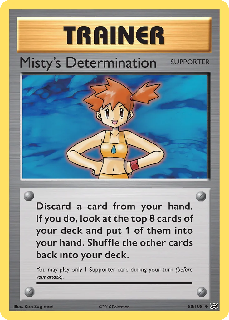 Misty's Determination 080/108 Uncommon