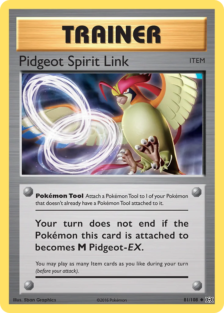 Pidgeot Spirit Link 081/108 Uncommon