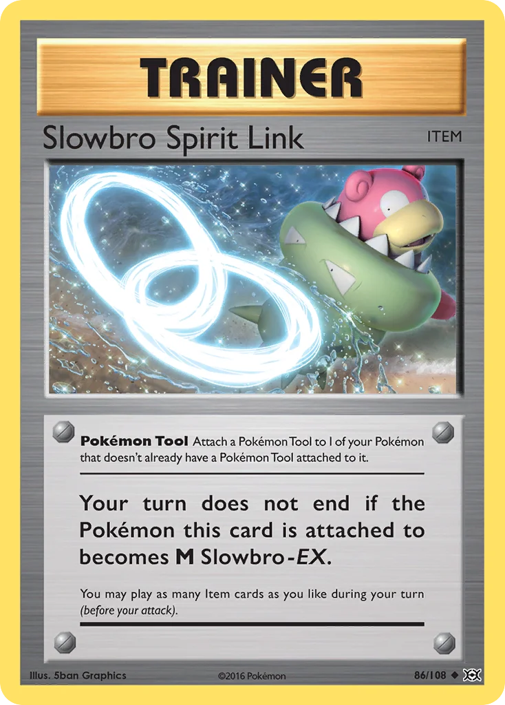 Slowbro Spirit Link 086/108 Uncommon