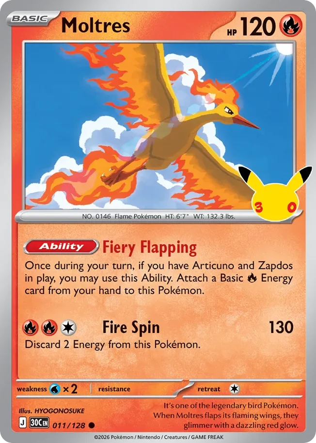 Moltres 011/128 Common
