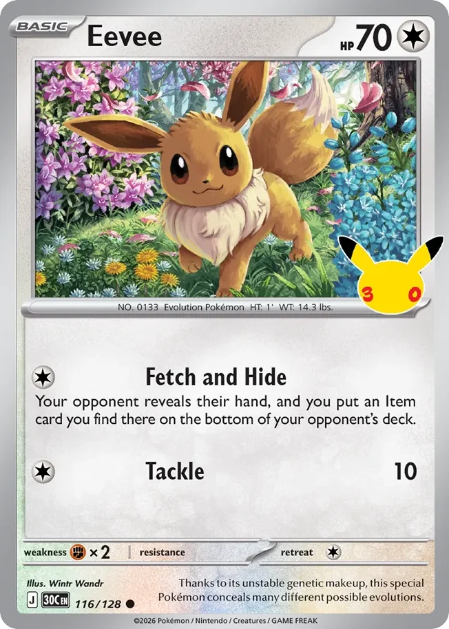 Eevee 116/128 Common