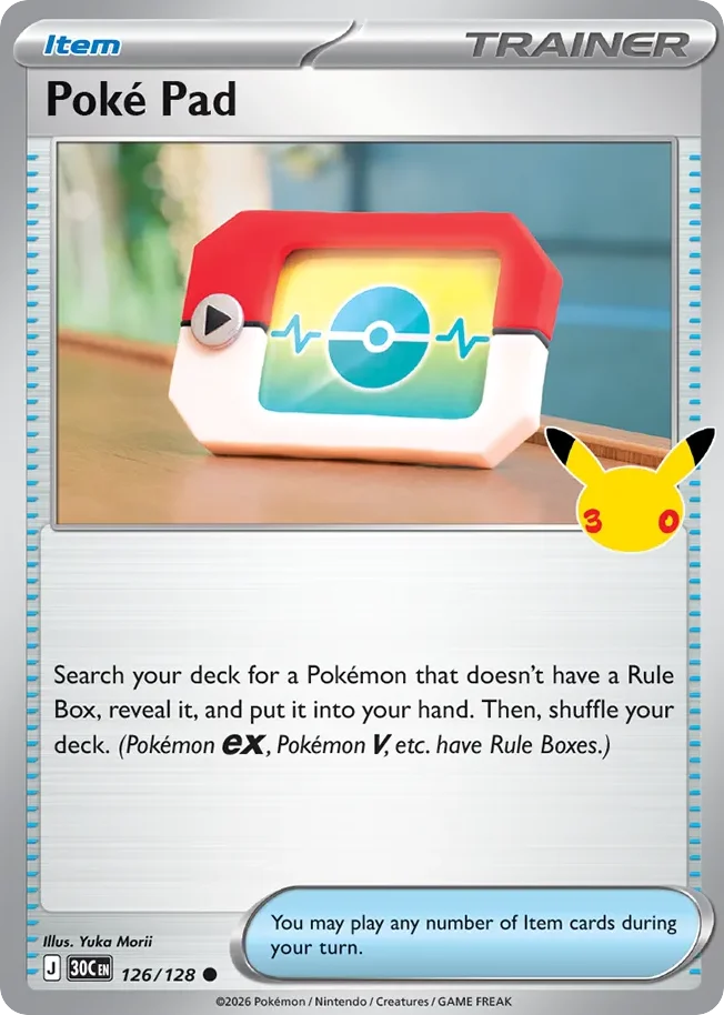 me55-126 Poké Pad 126/128 Common
