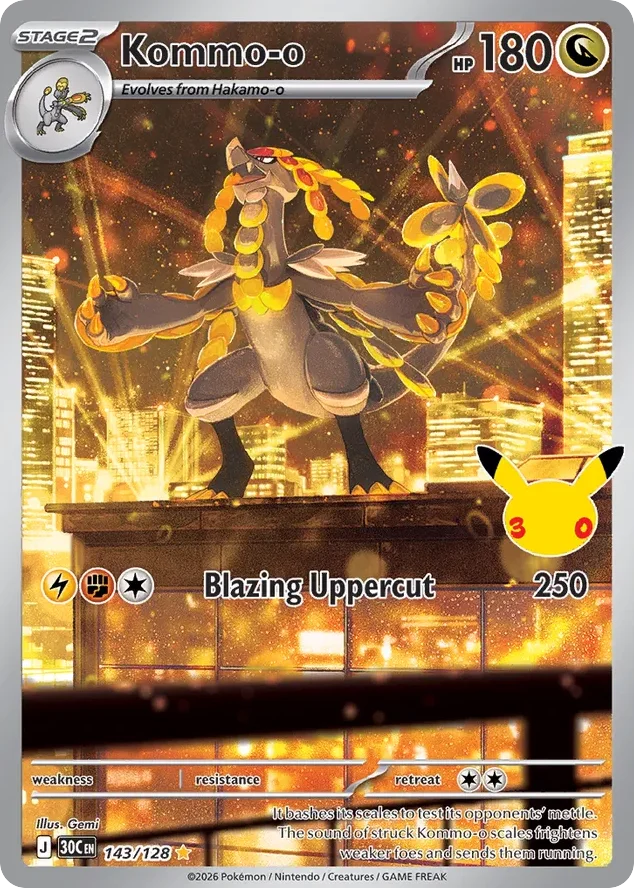 Kommo-o 143/128 Illustration rare