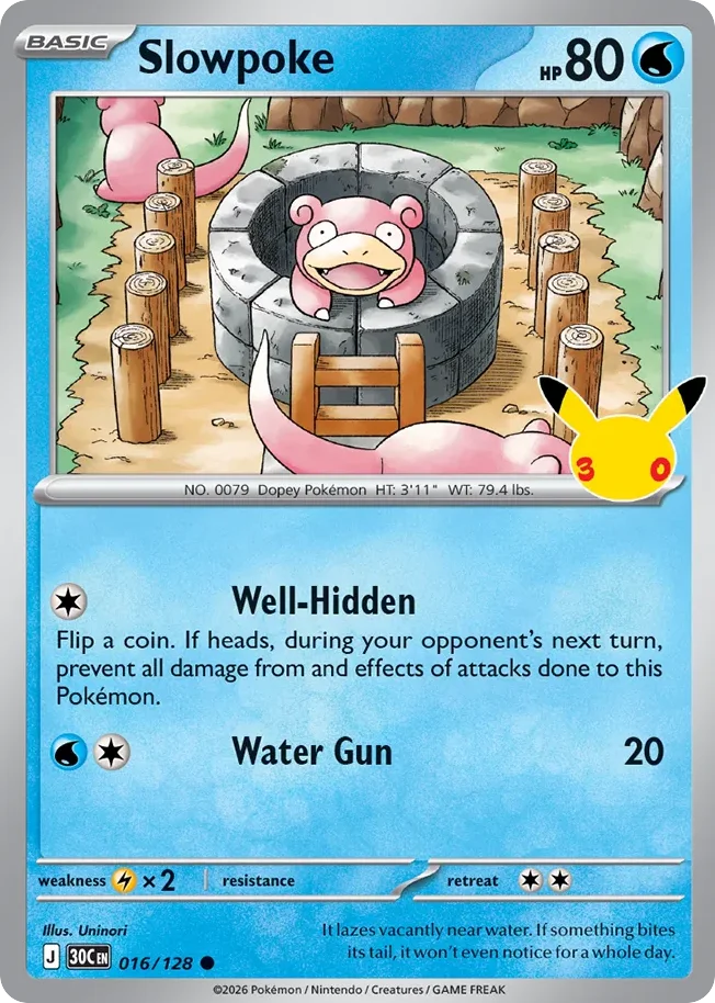 Slowpoke 016/128 Common