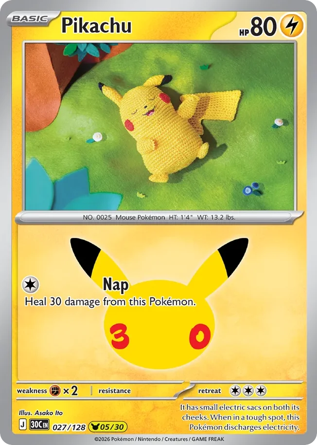 Pikachu 027/128 Pikachu rare