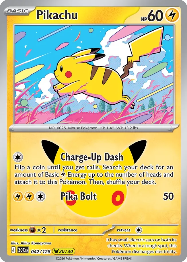 Pikachu 042/128 Pikachu rare