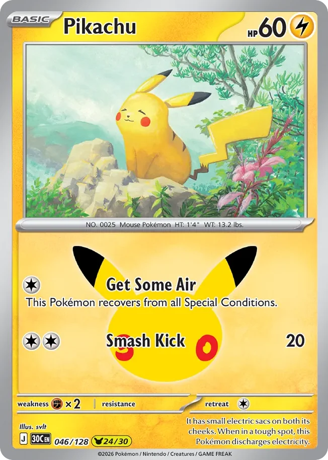 me55-46 Pikachu 046/128 Pikachu rare