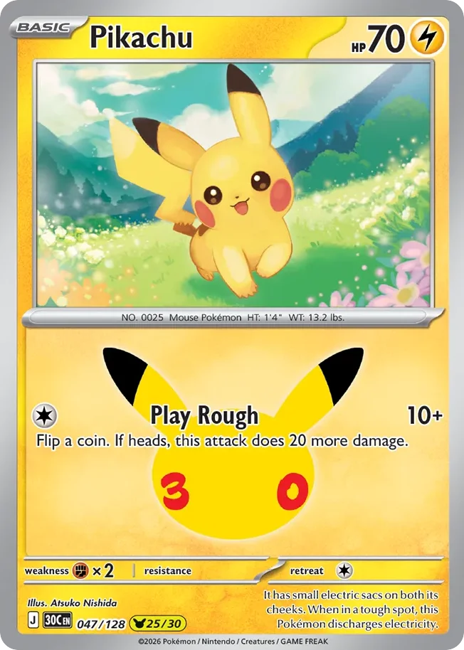 me55-47 Pikachu 047/128 Pikachu rare
