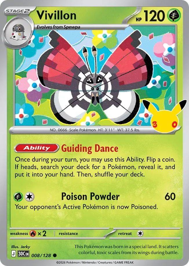 Vivillon 008/128 Common