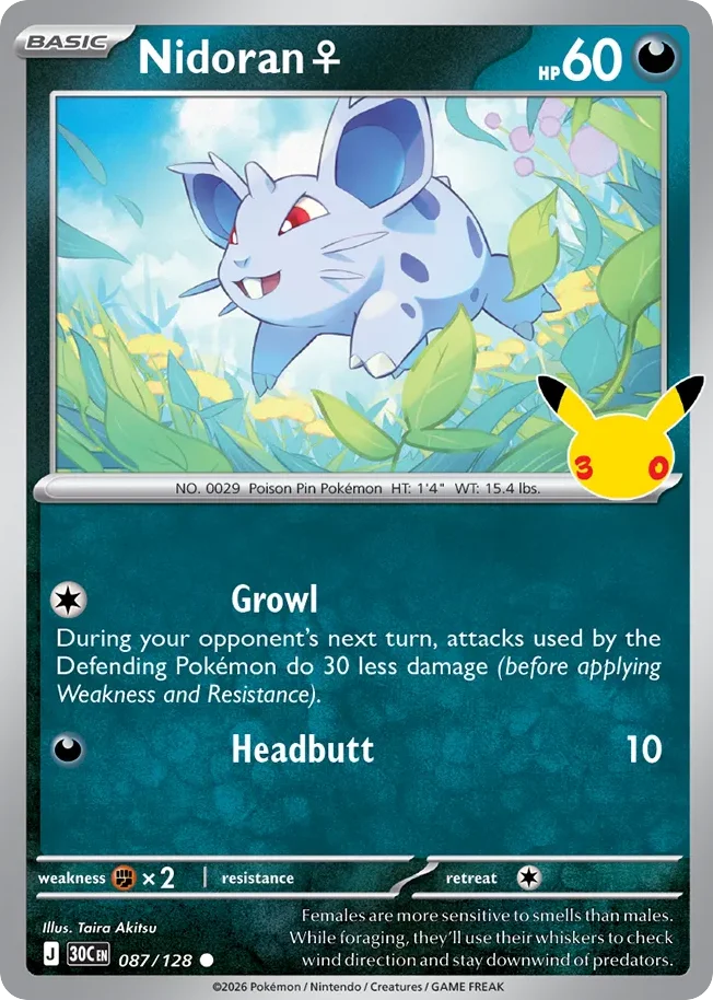 me55-87 Nidoran ♀ 087/128 Common
