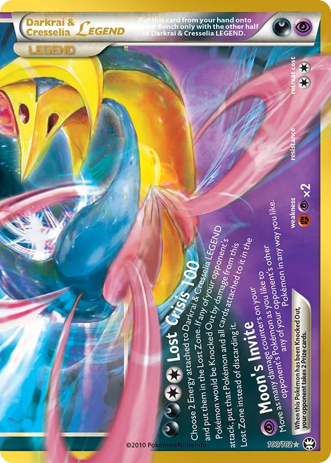 Darkrai & Cresselia LEGEND 100/CC Legend