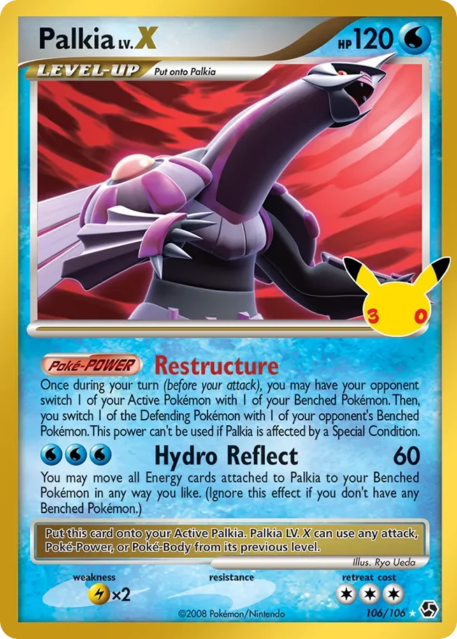 Palkia LV.X 106/CC Rare holo lv.x