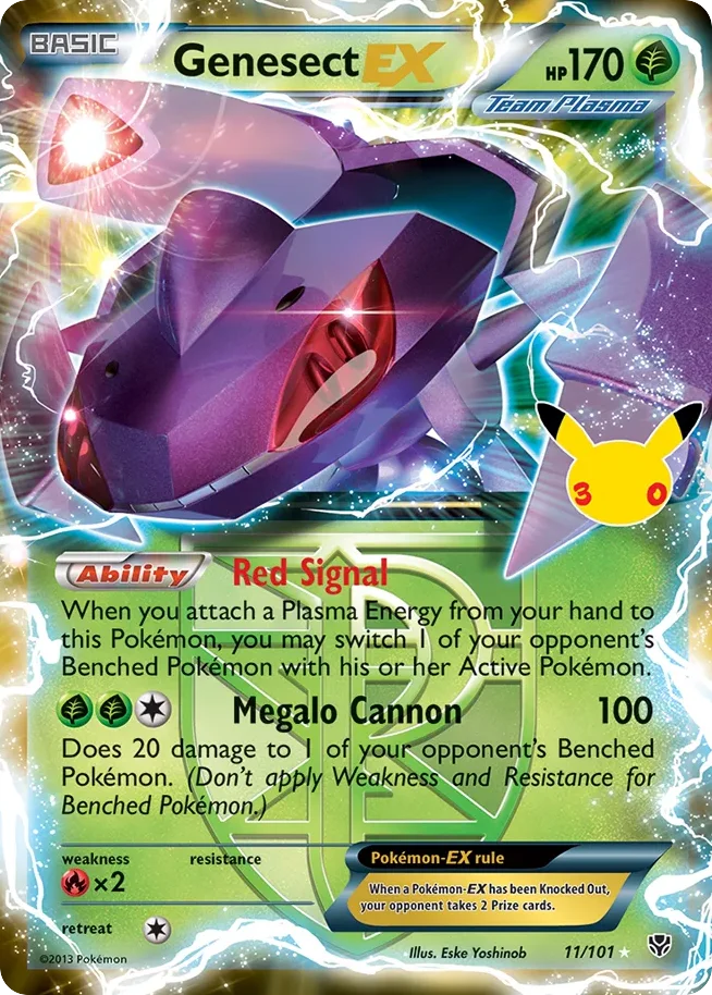 Genesect-EX 011/CC Rare holo ex