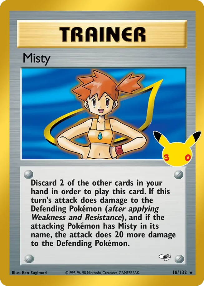 Misty 018/CC Rare holo