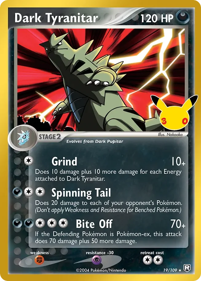 Dark Tyranitar 019/CC Rare