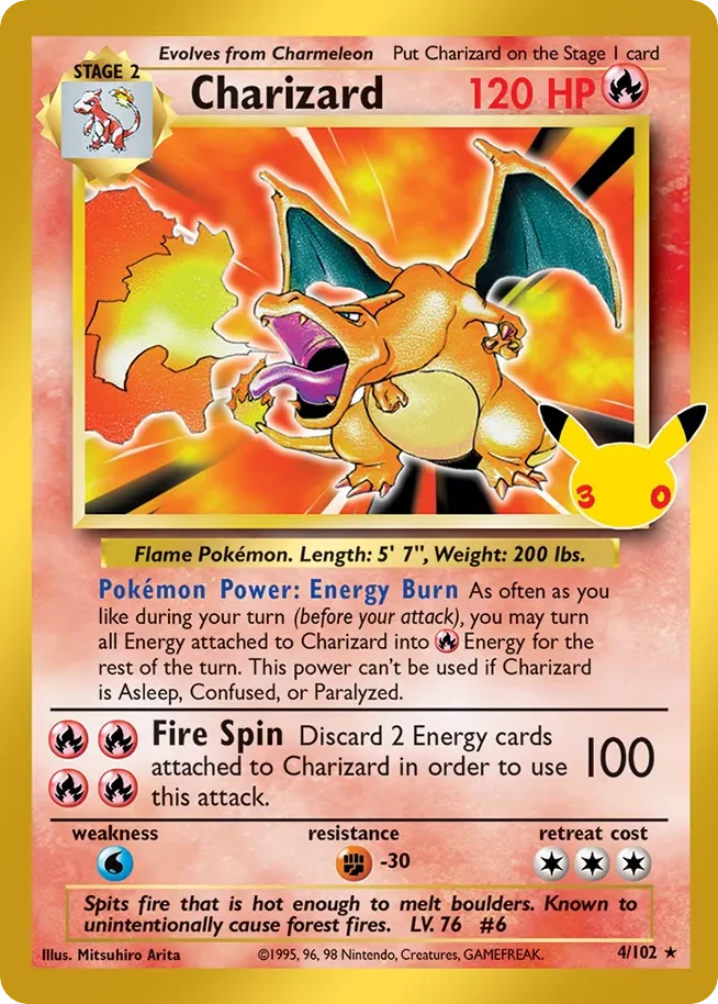 Charizard 004/CC Rare holo