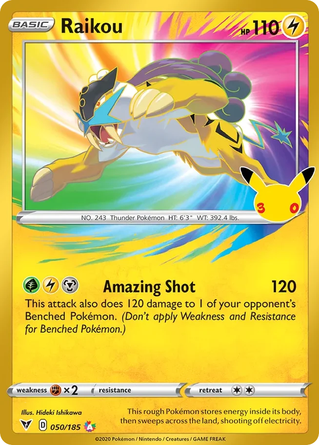 Raikou 050/CC Amazing rare